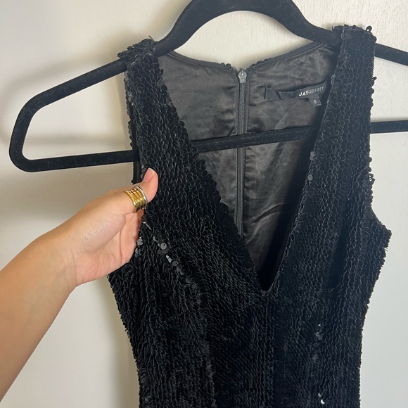 JAYGODFREY Sequin Midi Dress With Leg Slit - Picture 6 of 9